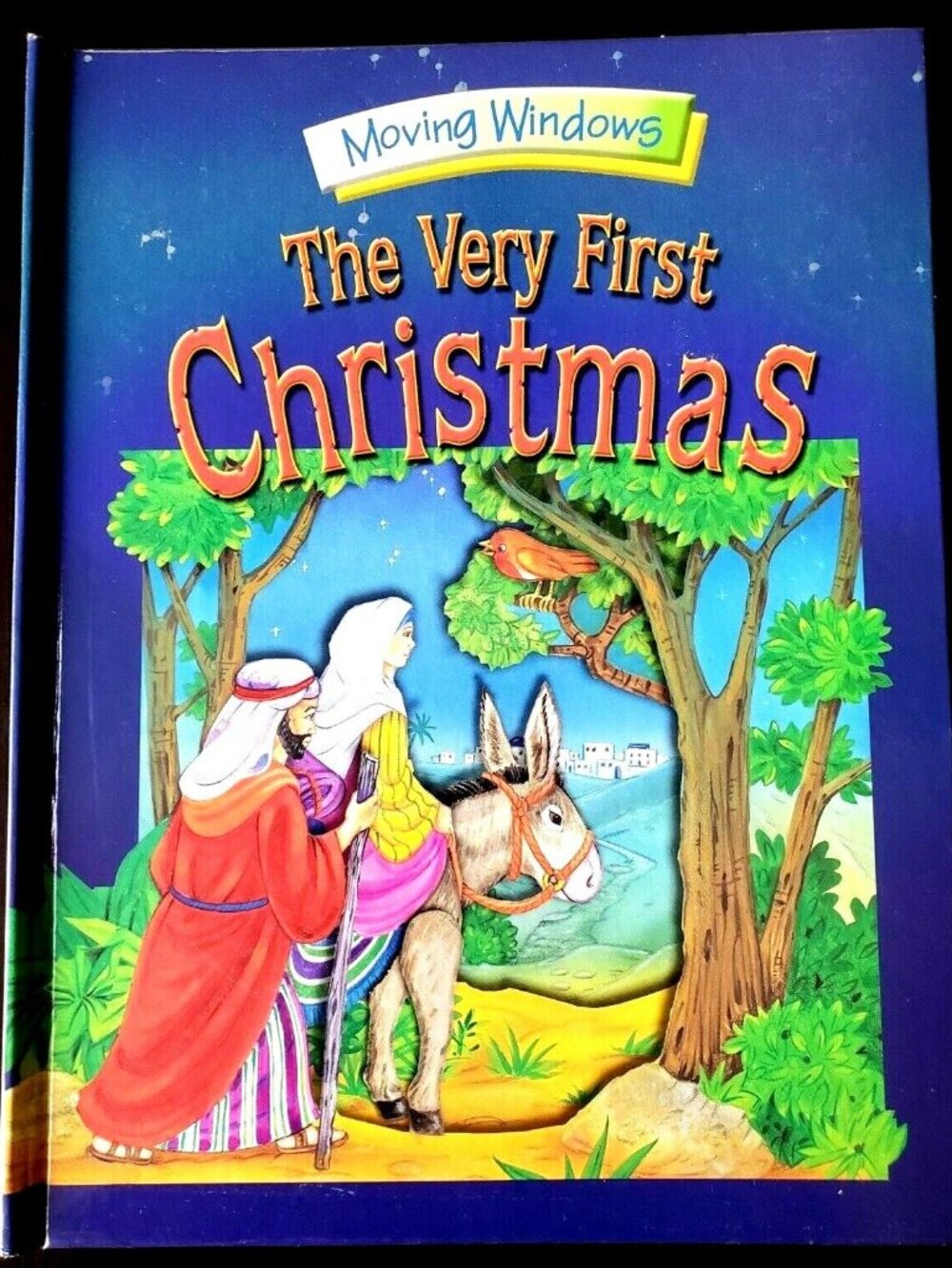RARE - The Very First Christmas by Juliet David (2008, Hardcover) 3D Pop-Up Book